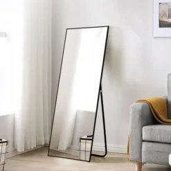 Wanda Aluminum Alloy Frame Wall Mirror, Floor Mirror For Kids - The Pop Home -Umbra Home Decor Shop GUEST 719ddcfc 4881 471d a4a7 7b2675ce73af