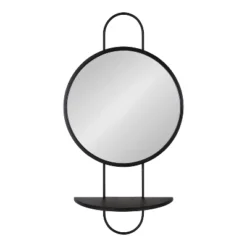 19"x33" Patel Round Mirror With Shelf - Kate & Laurel All Things Decor 11 19"x33" Patel Round Mirror With Shelf - Kate & Laurel All Things Decor -Umbra Home Decor Shop GUEST 71e8c0c4 b636 4b01 b9b8 909d0e3a02c2