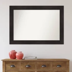 42" X 30" Non-Beveled Furniture Espresso Wall Mirror - Amanti Art -Umbra Home Decor Shop GUEST 7217e664 fb6b 4773 b84e 86a51b9053b5