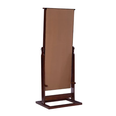 Chiara Cheval Mirror/Jewelry Wardrobe Walnut - Powell Company 6 Chiara Cheval Mirror/Jewelry Wardrobe Walnut - Powell Company - Image 6