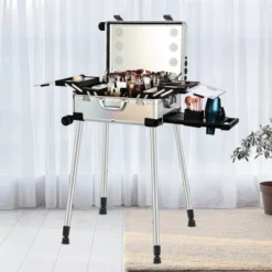 Lockable Rolling Makeup Train Case With LED Mirror -Umbra Home Decor Shop GUEST 73c6b86d f16c 46b1 92e4 4f78e175c214