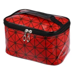 Unique Bargains Rhombus Pattern Red Makeup Bag With Mirror Cosmetic Travel Bag For Women 1 Pcs 15 Unique Bargains Rhombus Pattern Red Makeup Bag With Mirror Cosmetic Travel Bag For Women 1 Pcs -Umbra Home Decor Shop GUEST 742e14e0 960f 4be4 b303 7ab6fda1de48