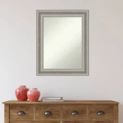 24" X 30" Non-Beveled Parlor Bathroom Wall Mirror Silver - Amanti Art -Umbra Home Decor Shop GUEST 74f4cd23 a218 4a9f b9e7 98d0e458f9a1