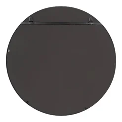19" Diameter Kei Modern Round Accent Mirror With Shelf Black - Kate & Laurel All Things Decor -Umbra Home Decor Shop GUEST 754ff154 1d00 4b37 a6a6 87acf4d2ac02