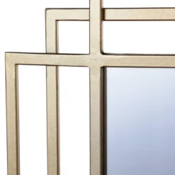 Gemma Mid-Century Modern Metal Wall Mirror Gold Finish - StyleCraft -Umbra Home Decor Shop GUEST 764ec23d d5eb 4905 8b20 2655b9878b19
