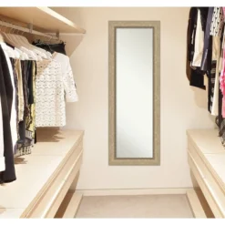 19" X 53" Non-Beveled Astor Champagne Full Length On The Door Mirror - Amanti Art -Umbra Home Decor Shop GUEST 77f447e3 1e90 4912 8134 285922b7fd12