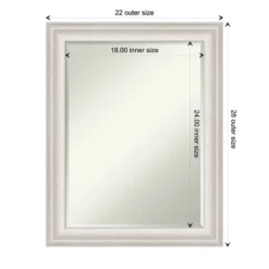 Amanti Art Trio White Wash Silver Petite Bevel Bathroom Wall Mirror 28.5 X 22.5 In. 9 Amanti Art Trio White Wash Silver Petite Bevel Bathroom Wall Mirror 28.5 X 22.5 In. -Umbra Home Decor Shop GUEST 7898afed 1481 47e2 859c b7bcae42f35a