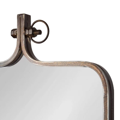 20" X 35" Yitro Rectangle Wall Mirror Bronze - Kate & Laurel All Things Decor 2 20" X 35" Yitro Rectangle Wall Mirror Bronze - Kate & Laurel All Things Decor - Image 2