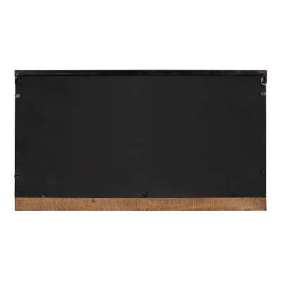 28" X 16" Mehta Functional Wall Mirror Rustic Brown - Kate & Laurel All Things Decor 3 28" X 16" Mehta Functional Wall Mirror Rustic Brown - Kate & Laurel All Things Decor - Image 3
