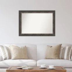 41" X 29" Non-Beveled Bark Rustic Char Wall Mirror - Amanti Art -Umbra Home Decor Shop GUEST 798bcdd7 1d6b 4844 8a6c 79b7eeaf37bd