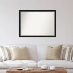 41" X 30" Non-Beveled Eva Black Silver Narrow Wall Mirror - Amanti Art -Umbra Home Decor Shop GUEST 7a548a20 7df1 4ffd a5db 3a4058f74031