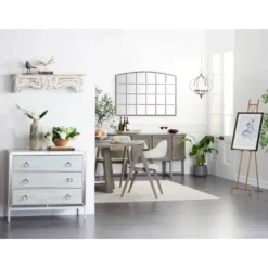 Metal Window Pane Inspired Wall Mirror With Arched Top Black - Olivia & May 25 Metal Window Pane Inspired Wall Mirror With Arched Top Black - Olivia & May -Umbra Home Decor Shop GUEST 7a8a8910 acbc 489f 8a67 e7da5bdf3528