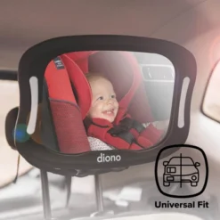 Diono Easy View XXL Baby Car Mirror, Extra Wide View, For Rear Facing Infant, LED Night Light, Black -Umbra Home Decor Shop GUEST 7b70ea08 5422 4490 bfe2 ad247ab3265c