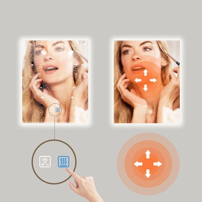 HOMLUX Rectangular Bathroom Mirror- 24" X 30" 2 HOMLUX Rectangular Bathroom Mirror- 24" X 30" - Image 2