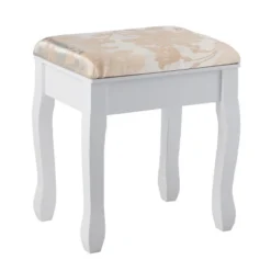 Tangkula Rotatable Mirror Vanity Set Makeup Dressing Table And Stool W/ 5 Drawers -Umbra Home Decor Shop GUEST 7f4be74d 3c8b 4bce a53c 4c5dea45242a