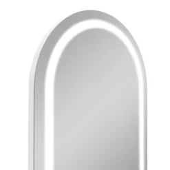 Abilene Full Length Mirror With LED Lights, 63"×20" LED Free Standing Mirror Wall Mirror With Dimming & 3 Color Modes,Arch -The Pop Home