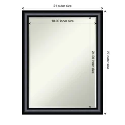 Amanti Art Steinway Black Scoop Petite Bevel Wood Bathroom Wall Mirror 27 X 21 In. 10 Amanti Art Steinway Black Scoop Petite Bevel Wood Bathroom Wall Mirror 27 X 21 In. -Umbra Home Decor Shop GUEST 80305af8 d97c 4918 a452 6cfaa14c54a4