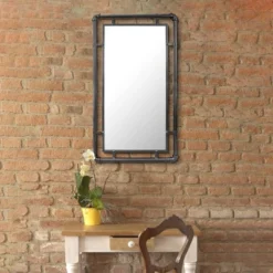 Large Rectangle Metal Decorative Wall Mirror - Stonebriar Collection -Umbra Home Decor Shop GUEST 8148586d 79d6 4e4d 8971 432c55d73d51
