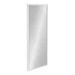 16" X 48" Evans Framed Wall Panel Mirror White - Kate And Laurel
