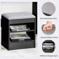 Costway Vanity Table Set With Lighted Mirror 8 LED Bulbs Large Drawer Cushion Stool -Umbra Home Decor Shop GUEST 81992004 dffa 49a8 949d 14d2b0e1802f