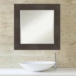 William Framed Bathroom Vanity Wall Mirror Espresso - Amanti Art -Umbra Home Decor Shop GUEST 81a9e5c0 265e 41ef 9d35 4841a64b9b57