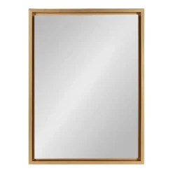 18" X 24" Evans Rectangle Wall Mirror Gold - Kate & Laurel All Things Decor