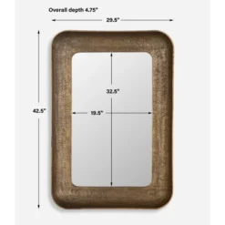 Uttermost Alvaro Antique Brass Mirror, Gold -Umbra Home Decor Shop GUEST 82e12870 75d0 49f4 b3cb 0be005d429b0