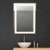 Remy Rectangular Frameless Anti-Fog Aluminum Front-lit Tri-color LED Bathroom Vanity Mirror With Smart Touch Control - JONATHAN Y
