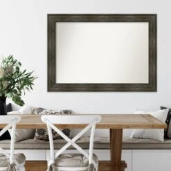 42" X 30" Non-Beveled Rail Rustic Char Wall Mirror - Amanti Art 12 42" X 30" Non-Beveled Rail Rustic Char Wall Mirror - Amanti Art -Umbra Home Decor Shop GUEST 83fb3e43 98a3 4c51 b0dd dd3136b43e7b