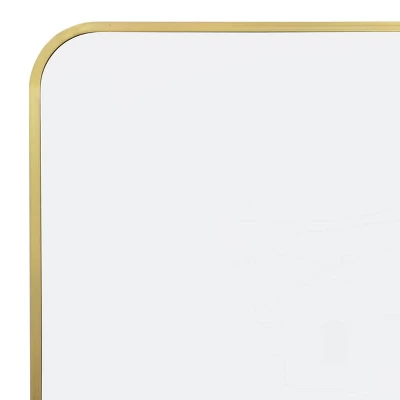 Gemma Streamline Wall Mirror Gold - StyleCraft 2 Gemma Streamline Wall Mirror Gold - StyleCraft - Image 2