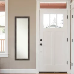 18" X 52" Bark Rustic Framed On The Door Mirror Charcoal - Amanti Art 14 18" X 52" Bark Rustic Framed On The Door Mirror Charcoal - Amanti Art -Umbra Home Decor Shop GUEST 84ea411a 124b 4e85 a0f6 1aa141f056dd