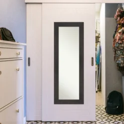 20" X 54" Non-Beveled Rustic Plank Espresso Full Length On The Door Mirror - Amanti Art 12 20" X 54" Non-Beveled Rustic Plank Espresso Full Length On The Door Mirror - Amanti Art -Umbra Home Decor Shop GUEST 855caea6 5453 44c6 9a08 c34c329001f5