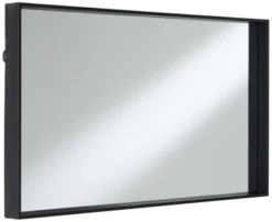 Uttermost Delaney Rectangular Vanity Decorative Wall Mirror Modern Matte Black Iron Frame 24" Wide For Bathroom Bedroom Living Room House Entryway -Umbra Home Decor Shop GUEST 86cbf340 e24c 4290 bd1f 926352512aa5