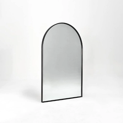 Ridstar 20 In. W X 30 In. H Black Arched Bathroom Mirror 2 Ridstar 20 In. W X 30 In. H Black Arched Bathroom Mirror - Image 2