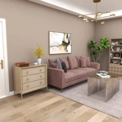 Wood And Metal Mirror Chest Silver/Gray - Olivia & May -Umbra Home Decor Shop GUEST 880b7033 4dbd 4148 b81d 4beaf4c62758