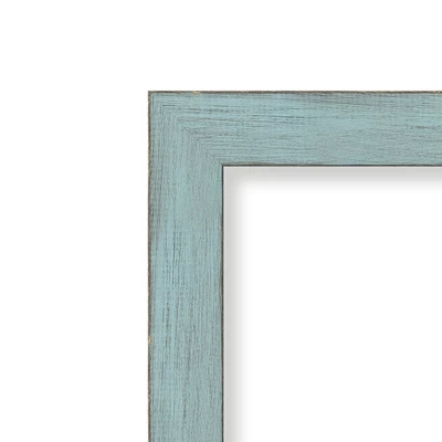 Amanti Art Sky Blue Rustic Petite Bevel Wood Bathroom Wall Mirror 26.25 X 20.25 In. 1 Amanti Art Sky Blue Rustic Petite Bevel Wood Bathroom Wall Mirror 26.25 X 20.25 In.