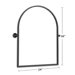 Yale Arch Metal Pivot Bathroom Vanity Mirror Tilting Vanity Mirrors Decorative Wall Mirrors 36"x24" - The Pop Home 8 Yale Arch Metal Pivot Bathroom Vanity Mirror Tilting Vanity Mirrors Decorative Wall Mirrors 36"x24" - The Pop Home -Umbra Home Decor Shop GUEST 88d164da 775c 432a ae1b 3a9484ac4719