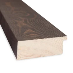 26" X 26" Beveled Bridge Brown Wood Wall Mirror - Amanti Art