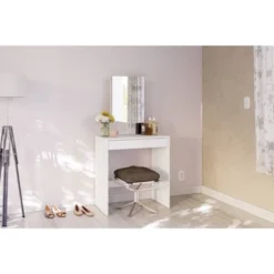Kansas Vanity With Mirror White - Polifurniture -Umbra Home Decor Shop GUEST 89377727 dedf 4835 bbf4 03d08483fd08