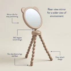 Itzy Ritzy Itzy Peek Stroller Mirror With Easy Attach Design - Tan Bear -Umbra Home Decor Shop GUEST 8ada409c cd47 4785 ad12 9e44fc46387e