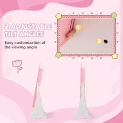 Tangkula Kids Jewelry Armoire Cabinet Free-Standing Full Length Mirror With Storage And 4 Tilt Angles -Umbra Home Decor Shop GUEST 8b9e6a2b 861d 4281 8f1b bb7f8a9aa582