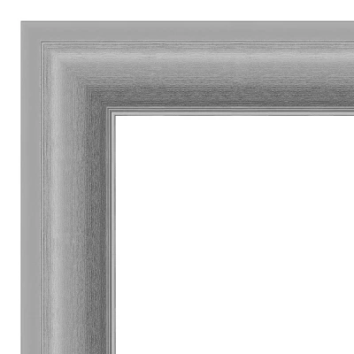 24" X 30" Non-Beveled Peak Polished Nickel Bathroom Wall Mirror - Amanti Art 2 24" X 30" Non-Beveled Peak Polished Nickel Bathroom Wall Mirror - Amanti Art - Image 2