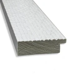 41" X 29" Non-Beveled Mosaic Bathroom Wall Mirror White - Amanti Art