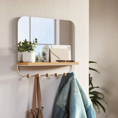 Umbra Antique Mirror With Hooks 10 Umbra Antique Mirror With Hooks - Image 10