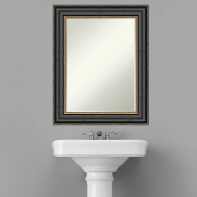 Amanti Art Thomas Black Bronze Petite Bevel Bathroom Wall Mirror 29.75 X 23.75 In. 5 Amanti Art Thomas Black Bronze Petite Bevel Bathroom Wall Mirror 29.75 X 23.75 In. - Image 5