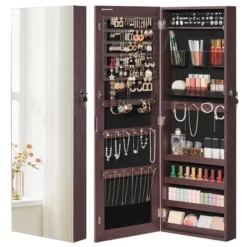 SONGMICS Jewelry Cabinet Storage Wall-Mounted Jewelry Organizer Armoire Full-Length Mirror -Umbra Home Decor Shop GUEST 8f2b3624 dc1e 4931 abea 5dea70f4a5ec