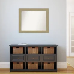 32" X 26" Non-Beveled Mosaic Gold Wall Mirror - Amanti Art -Umbra Home Decor Shop GUEST 8f70e3b3 139d 49a9 aad6 7eb70f1b737a