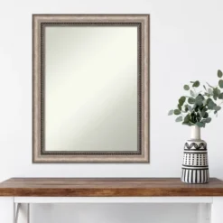 22" X 28" Non-Beveled Lyla Ornate Silver Wall Mirror - Amanti Art -Umbra Home Decor Shop GUEST 9176eedb d3fc 463a a96b 68ac0aaa2d44