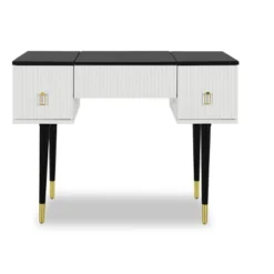 43.3" Modern Vanity Table Set With Flip-Up Mirror, LED Lights And Storage - ModernLuxe -Umbra Home Decor Shop GUEST 924c0bef e00a 4a91 84b4 f797bf246170