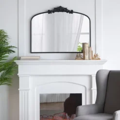 Ridstar 40 In. W X 31 In. H Black Arched Bathroom Mirror -Umbra Home Decor Shop GUEST 92fc7592 1164 4533 bb25 70faa4da8d53